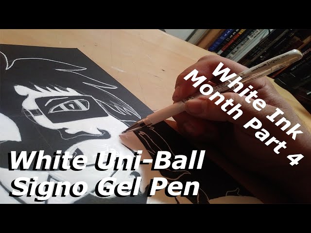 Uni Ball Gel Impact Pen White