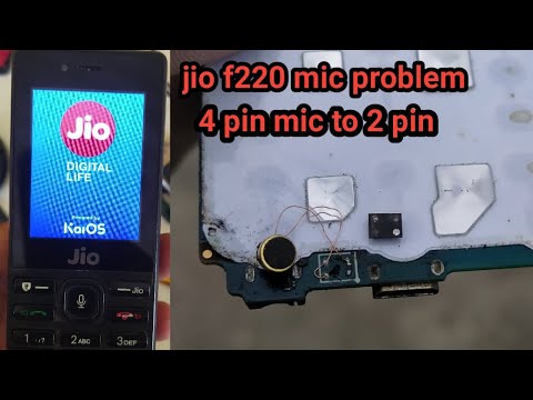 jio phone mic jumper||jio f220 mic jumper