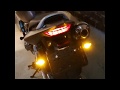 Установка на мотоцикл Honda Hornet CB600F светодиодных поворотников Rizoma Action FR028B