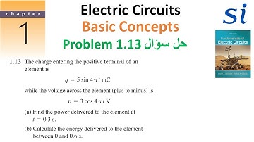Fundamentals of Electric Circuits | Problem 13  solution | عربي (Alexander - Sadiku)