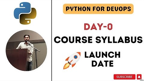 Day-0 | Python for DevOps Course Syllabus | Learn Python from Basics | #abhishekveeramalla #python