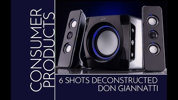 CONSUMER PRODUCT PHOTOGRAPHY: 6 IMAGES DECONSTRUCTED