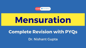 Mensuration | Crash Course & Concepts | Quantitative Aptitude for CAT 2021 Unacademy