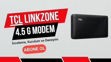 TCL Linkzone MW42V 4G LTE Cat4: Alınır mı? Detaylı Deneyim Videosu!