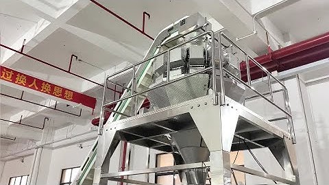 Samfull 1kg 2kg 5kg Salad Vegetable SF-3.0T VFFS Multihead Weigher Packing Machine