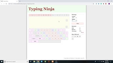 Typing Practice In JavaScript With Source Code | Source Code & Projects