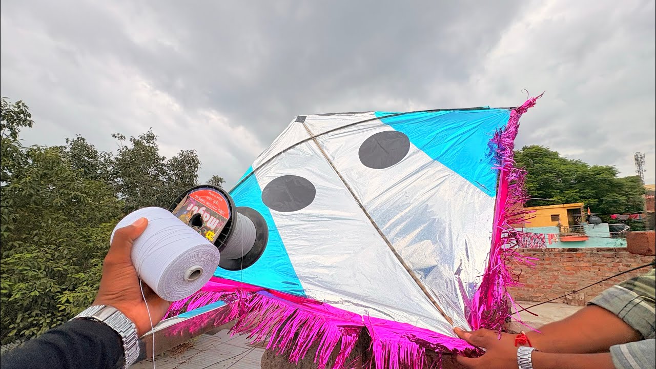 Aaj to duniya ki sabse bdi patang 🪁loot li #viral#patang#kites#vlogs#viralvlogs