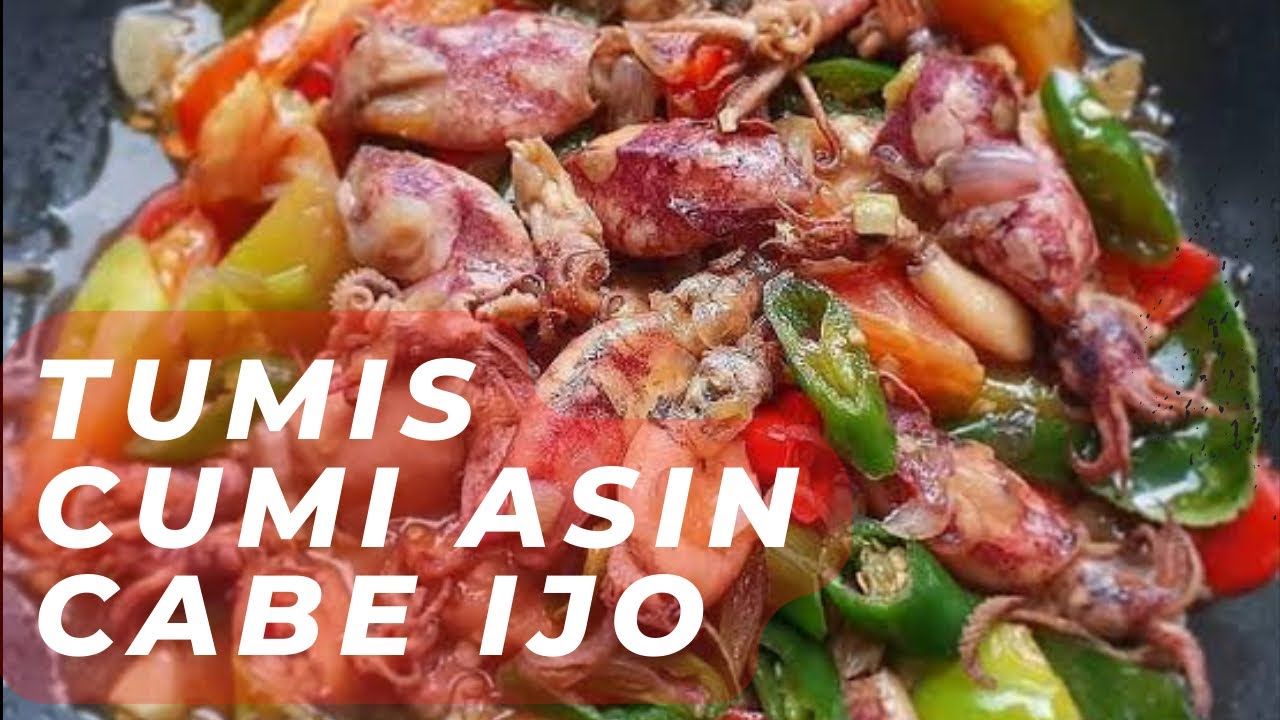 Resep Mudah Bikin Menu Rumahan Cumi Asin Cabai Hijau ala Indra Lesmana! Catat di Sini!