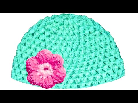 Crochet Puff Stitch Hat (12 Month old-3 year old & 3-10 ...