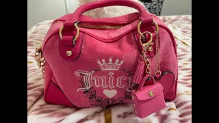 What’s in my pretty pink Juicy Couture Bag.