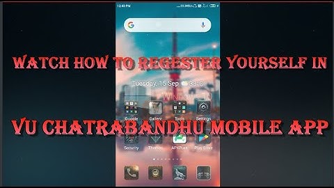 How To Register in Vidyasagar University Chatrabandhu App | VU chatrabandhu app registration process