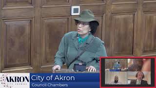 City of Akron Council Public Hearings - 3.17.25