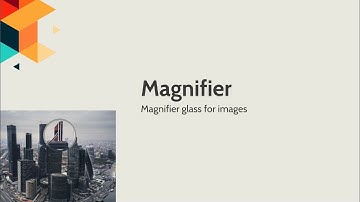 Image Magnifier with raw Javascript and CSS