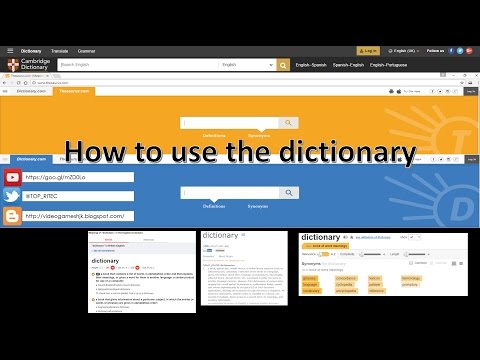 How to Use The English Cambridge Dictionary and Dictionary.com