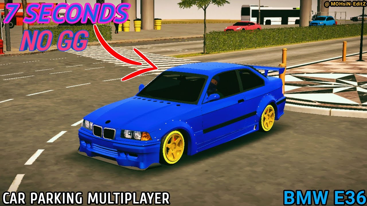 Bmw E36 Best Gearbox Setting | Car parking multiplayer | @MOHsiN-EditZ ...