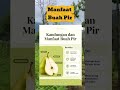 Manfaat buah pir bosku #infokesehatan