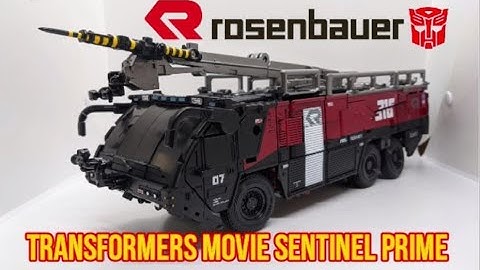 [ BLACK MAGIC TRANSFORMERS ] MOVIE SENTINEL PRIME | BMB OV-01| ROSENBAUER  AIRCRAFT RESCUE  TRUCK