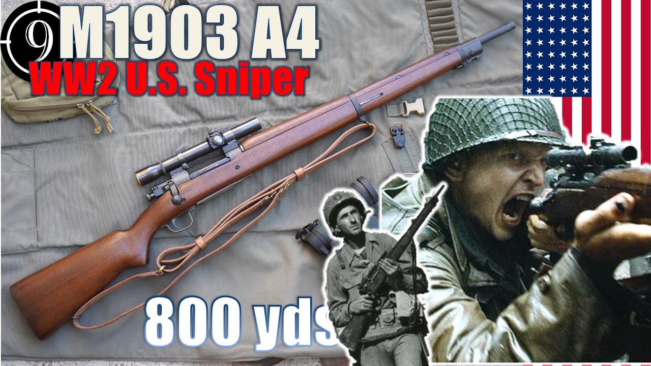 洋楽 SNIPER The Moment Of Truth M1903a4 U.S. WW2 Sniper to 800yds: Practical Accuracy - YouTube