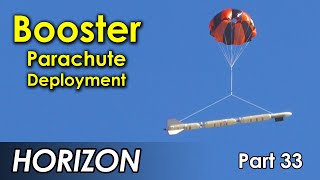 2 Stage Water Rocket  Part 33  Booster Parachute Deployment