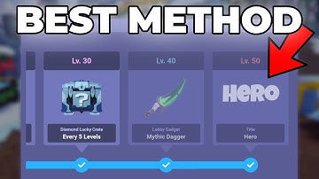 How To Get PLAYER LEVEL 50 FAST... (Roblox Bedwars)