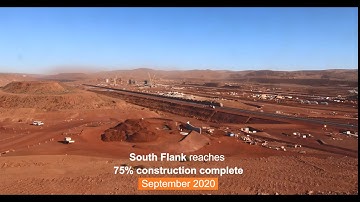 BHP South Flank Project 75% Construction Completion