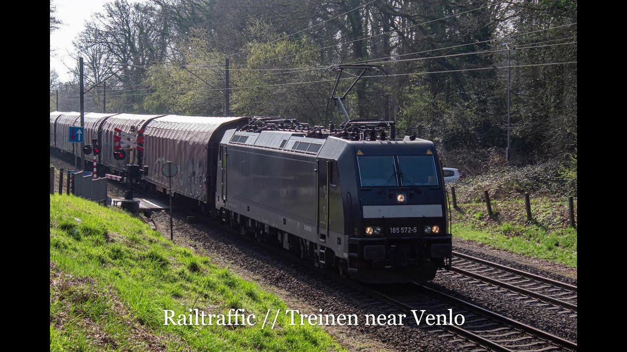 (4K) Railtraffic // Treinen near Venlo 30-03-2022