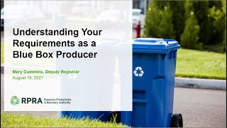 Learning Series: Understanding your requirements as a Blue Box Producer