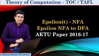 Epsilon NFA to DFA - AKTU Exam 2016-17 thumbnail