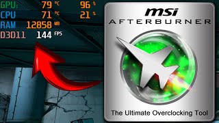 How To Setup MSI Afterburner & On Screen Display 2024