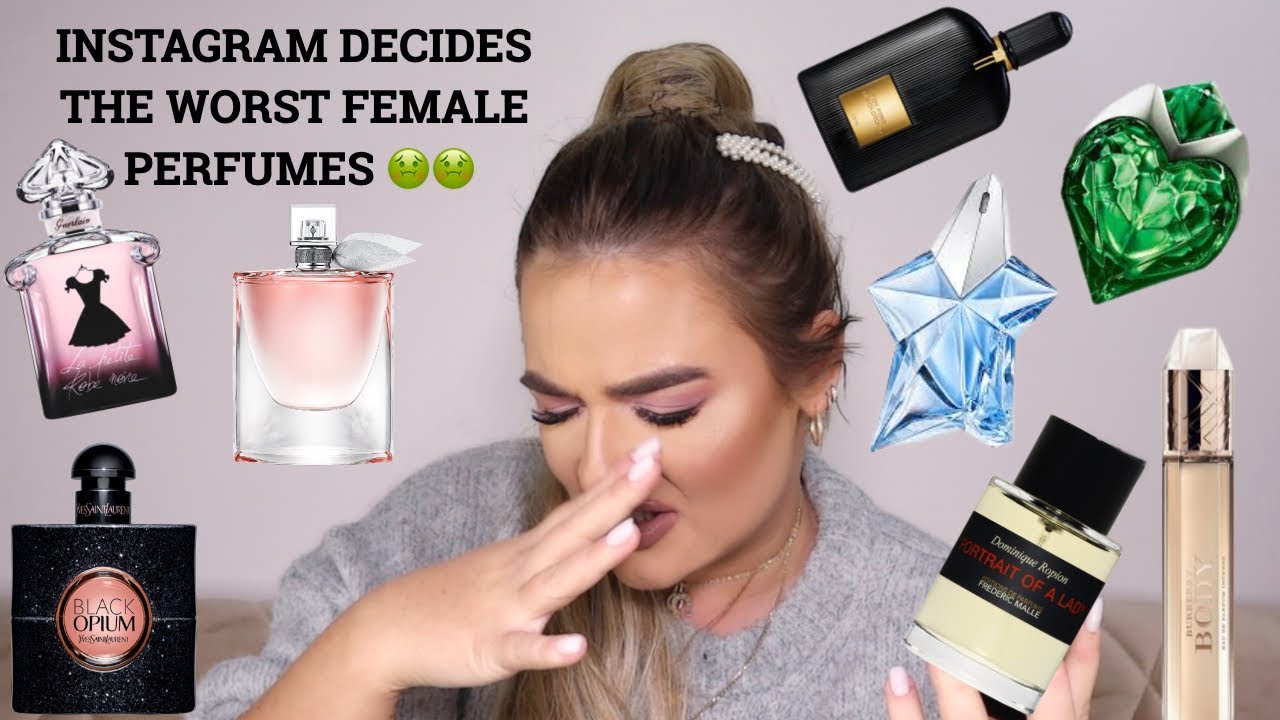 THE WORST SMELLING FEMALE PERFUMES..🤢ACCORDING TO YOU!, PERFUME  COLLECTION