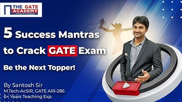 5 Success Mantra to Crack 2022 GATE Exam | Tips for GATE Preparation