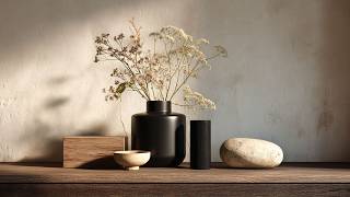 Minimalist Neutral Still Life Modern Rustic Frame TV Art Screensaver