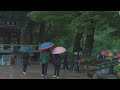 [4K Rain Walk] Walking in a temple on a rainy day. 공주 마곡사, 빗소리 들으며 경내를 산책합니다.