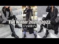 TENDENCIAS EN OUTFITS OTOÑO INVIERNO 2021 2022 MODA MUJER LOOKS CON BOTAS LARGAS OTOÑO INVIERNO 2022