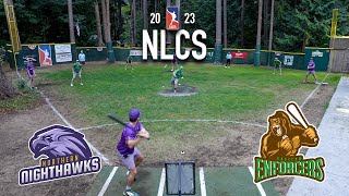 Enforcers vs. Nighthwaks | NLCS 2023 | AWA Wiffle Ball