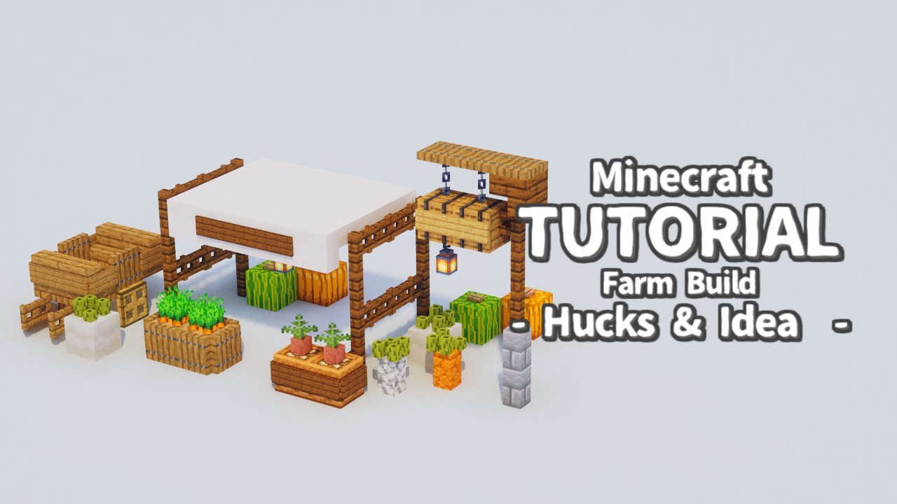 マイクラ建築講座 超簡単 シンプル小物の作り方 農地編 Minecraft Youtube マイクラ建築講座 超簡単 シンプル小物の作り方 農地編 Minecraft Youtube