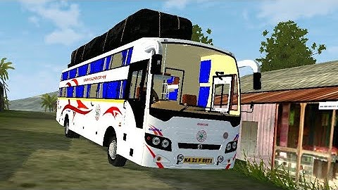 KSRTC Prakash BV Maxima Non AC Sleeper Bus Mod For Bus Simulator Indonesia