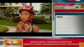 Bt Anak Ni Danny Ildefonso Na Dinapuan Noon Ng Cancer, Sumasabak Non Sa Triathlon