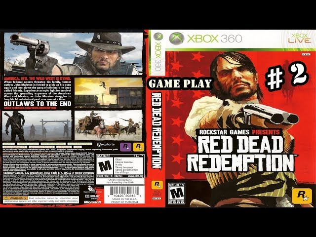 Jogo Red Dead Redemption 2 - Xbox 360 E Xbox One Pegirating: 18