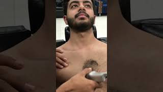 How to trim chest hairs #chestmassage #chesttrim #bodyshave #satisfyingvideo #asmr #lahoribarber How to trim chest hairs #chestmassage #chesttrim #bodyshave #satisfyingvideo #asmr #lahoribarber