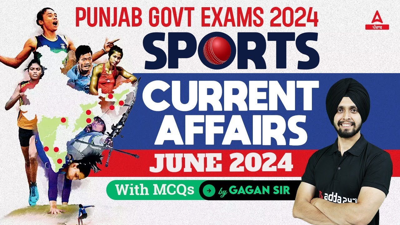 Sports 2024 ( June ) | Sports 2024 Current Affairs | MCQs By Gagan Sir ...
