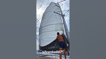 YACHTING ADVENTURE CATAMARAN SAILING BOAT LAGOON 40 How to Sail a Catamaran Viral TikTok Video Short
