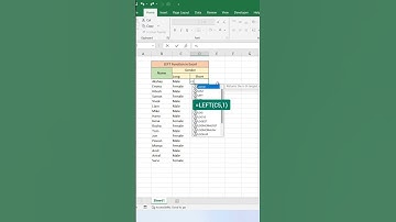 Left function use in excel | #excel #excelshorts #exceltutorial #learnexcel #trending #shorts