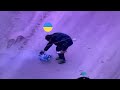 Shocking Moment: Ukrainian Civilians Disable Russian Fiber Optic Drone with Bare Hands