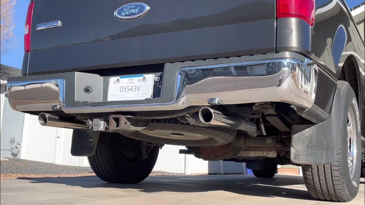 DUAL EXHAUST - STREET MAX MUFFLER - 2005 Ford F150 5.4 3V V8 - YouTube