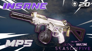The MOST INSANE MP5 loadout in WARZONE SEASON 5! ( BEST MP5 CLASS SETUP )