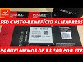 Comprei um SSD do AliExpress de 1TB por menos de R$ 300. Benchmark no Windows e Linux!