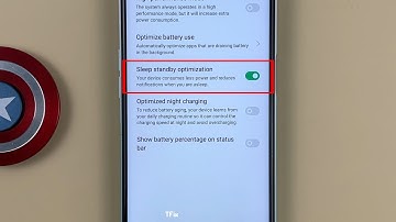 How to turn on/off optimization of sleep standby on OPPO A52 Android 11