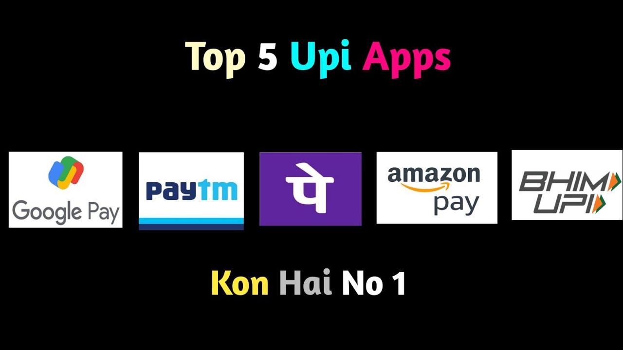 Top 5 UPI Apps||Best App for cashback || By RAJ KING