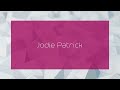 Jodie Patrick - appearance